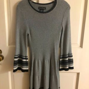 Striped Sassy Sweater Dress